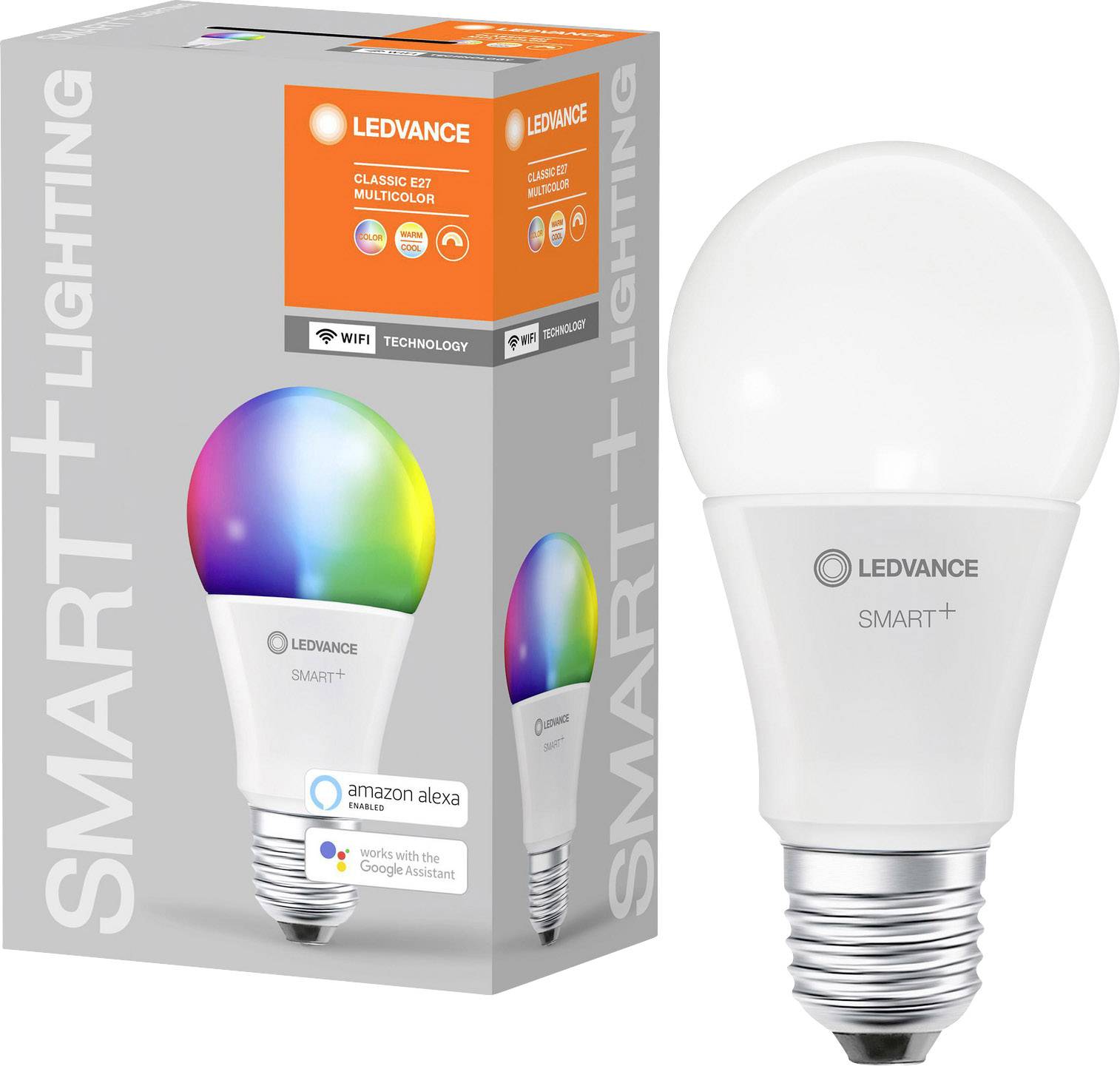 LED sijalica Smart+WiFi CL A60 Frosted RGBW 9W E27 Ledvance