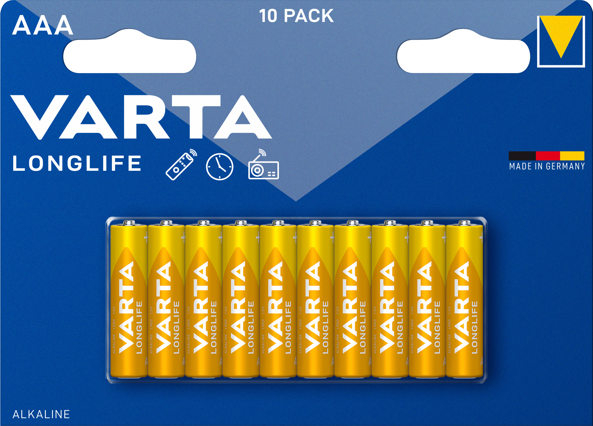 Alkalna baterija Longlife LR03 10/1 Varta
