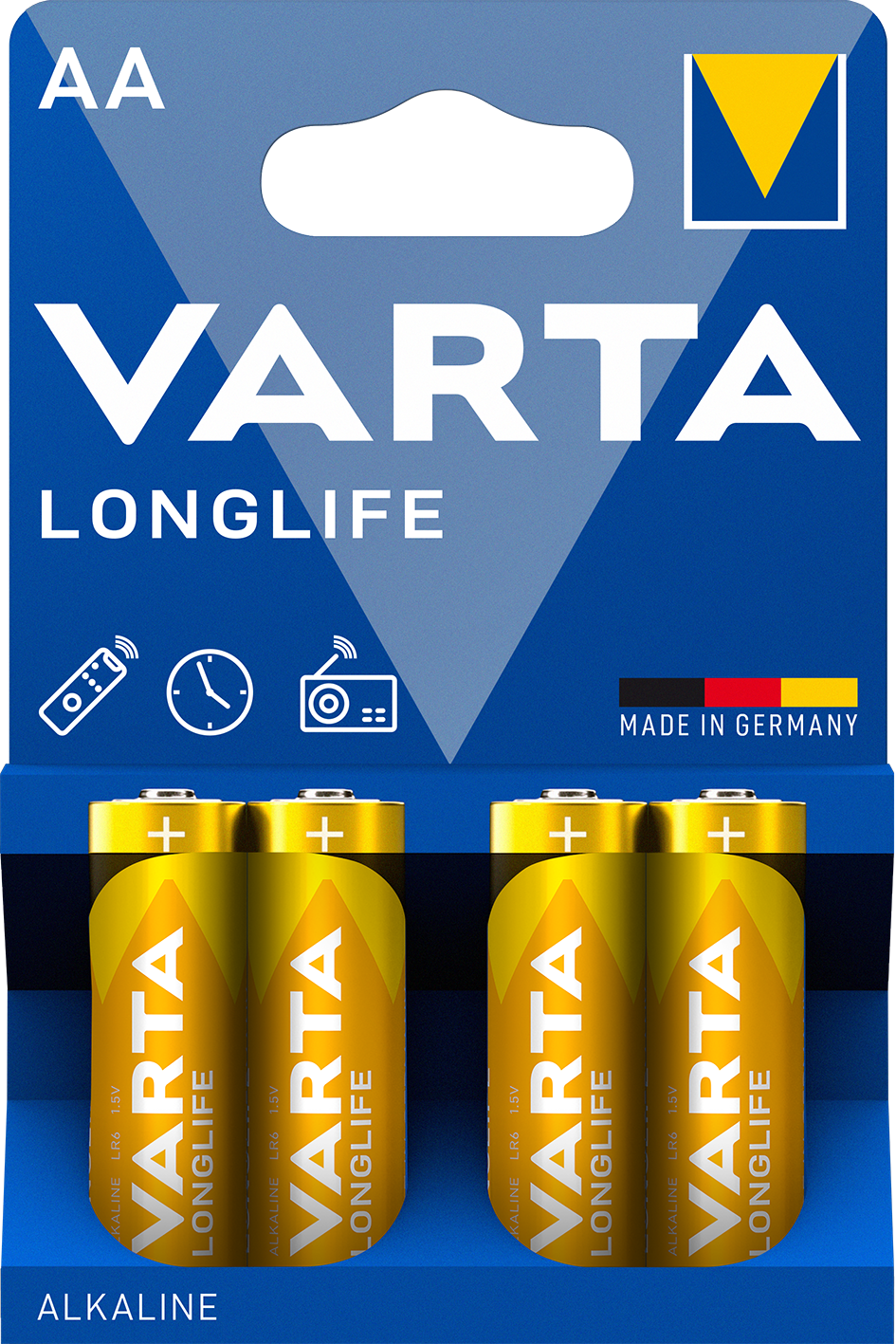 Alkalna baterija Longlife LR6 4/1 Varta