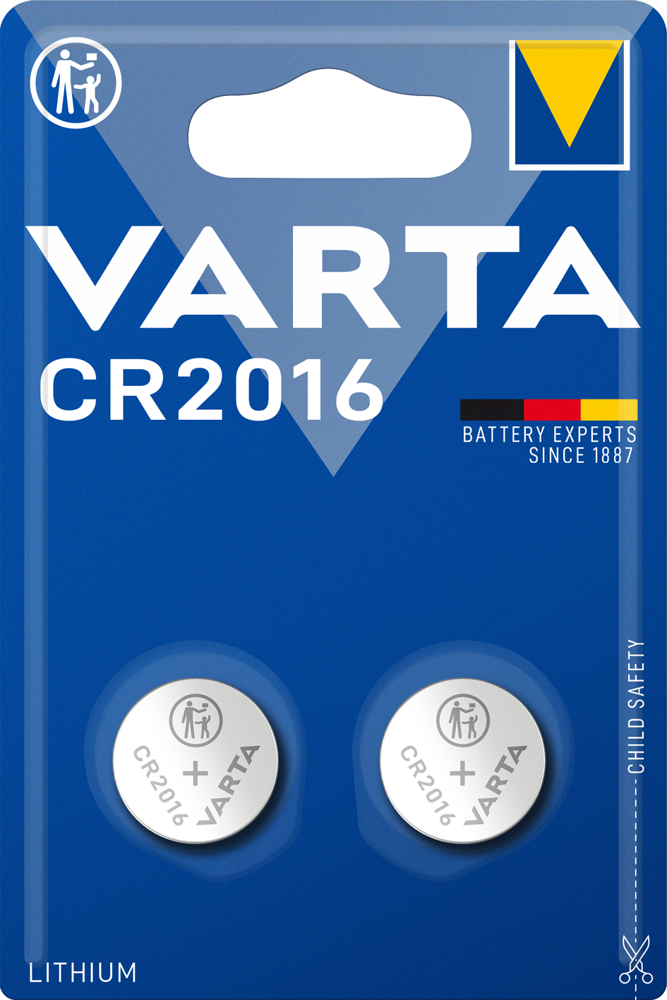 Litijumska dugme baterija CR2016 2/1 Varta