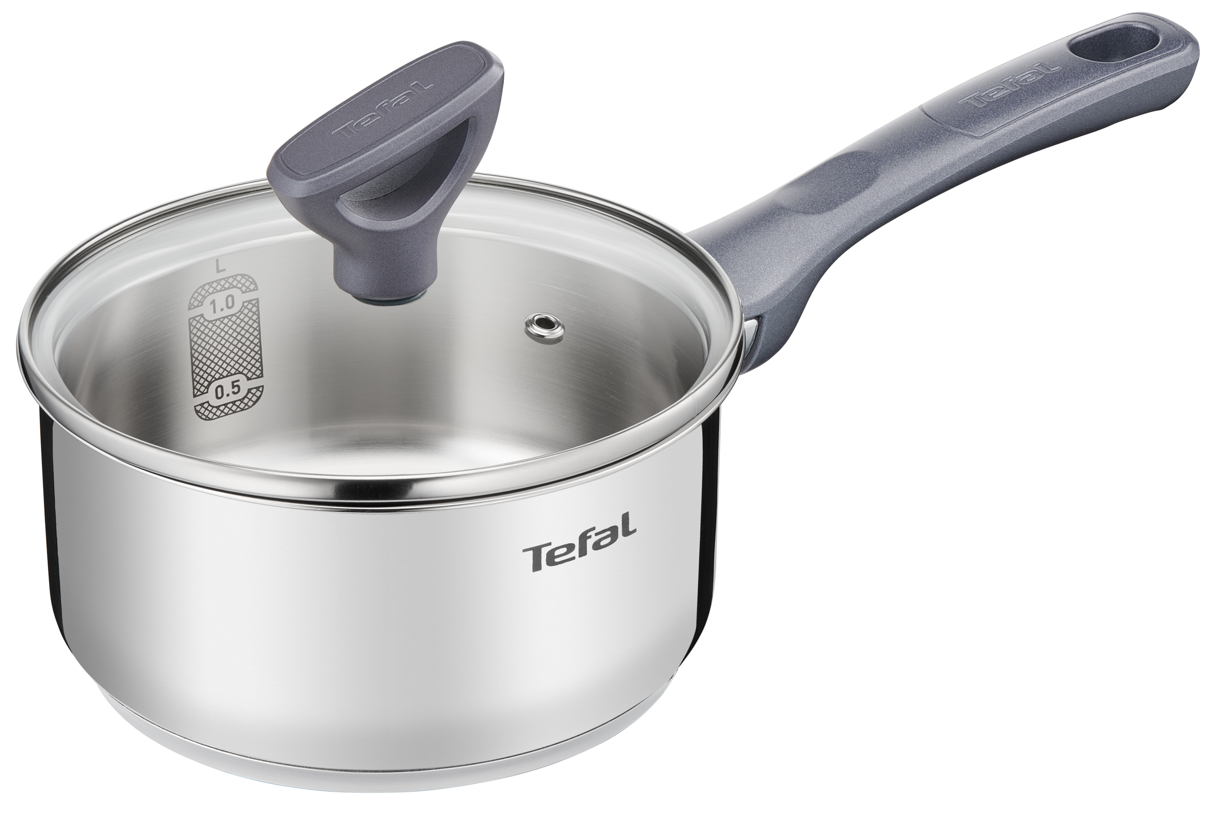 Kaserola Daily Cook 16cm sa staklenim poklopcem inoks Tefal