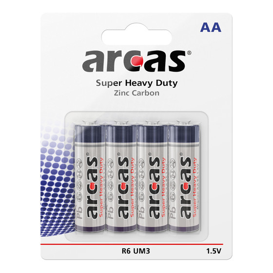 Baterija Mignon R6 AA 1.5V  4/1 Arcas
