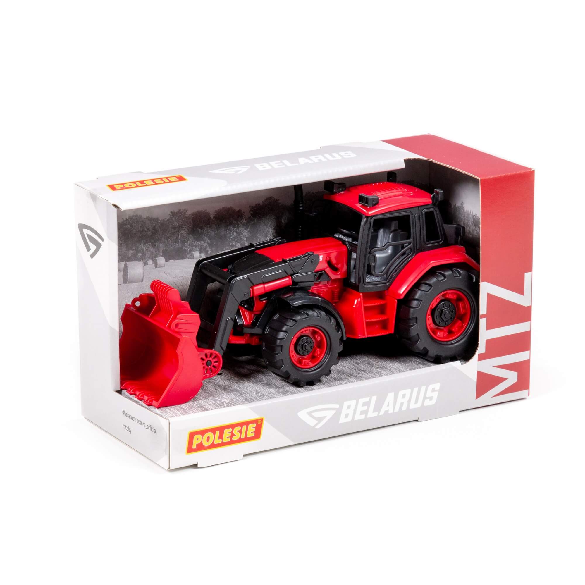 Dečija igračka traktor-čistac snega crveni 310x150x145 Polesie