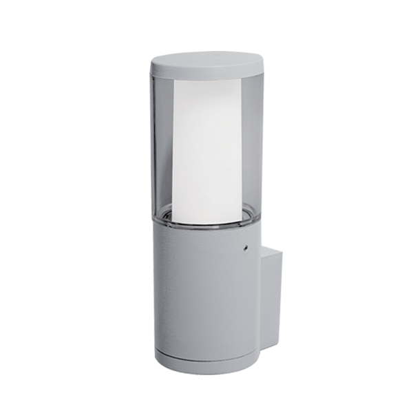 Spoljna zidna svetiljka Carlo LED GU10 maks. 23W siva/transp. Fumagalli