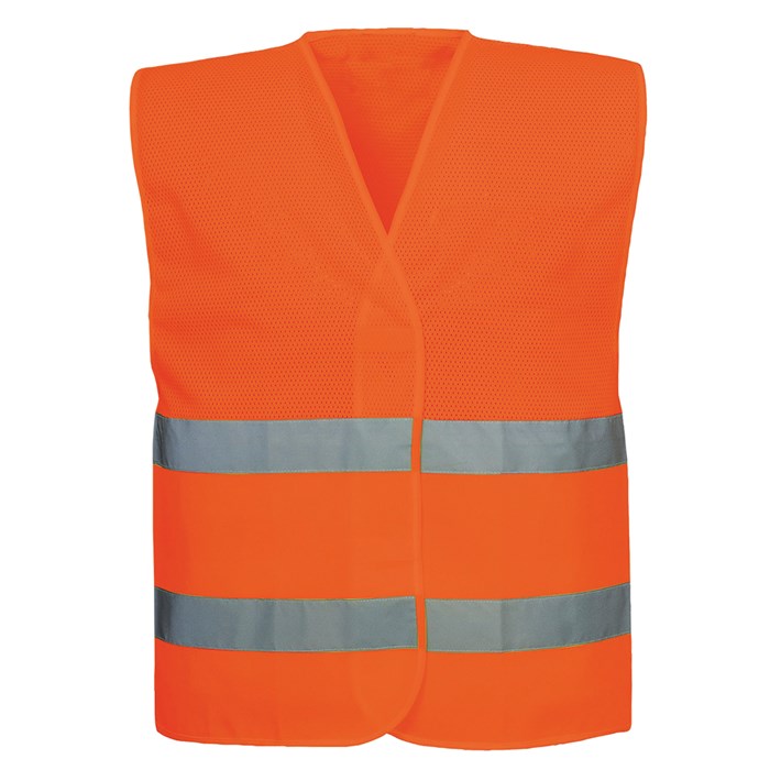 Fluor. signalni prsluk KANES MESH 120 g/m2 narandžasti Lacuna