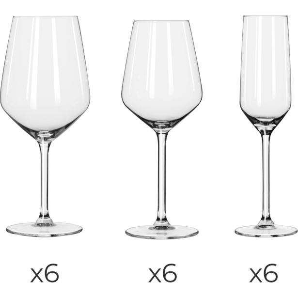 Garn. čaša za vino Sense&Style Eleanor 530/370/220ml 18/1 R.Leerdam