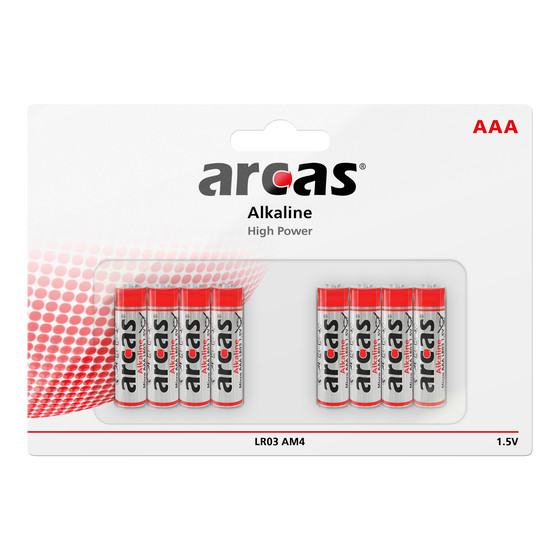 Alkalna mikro baterija LR03 AAA 1.5V  8/1 Arcas