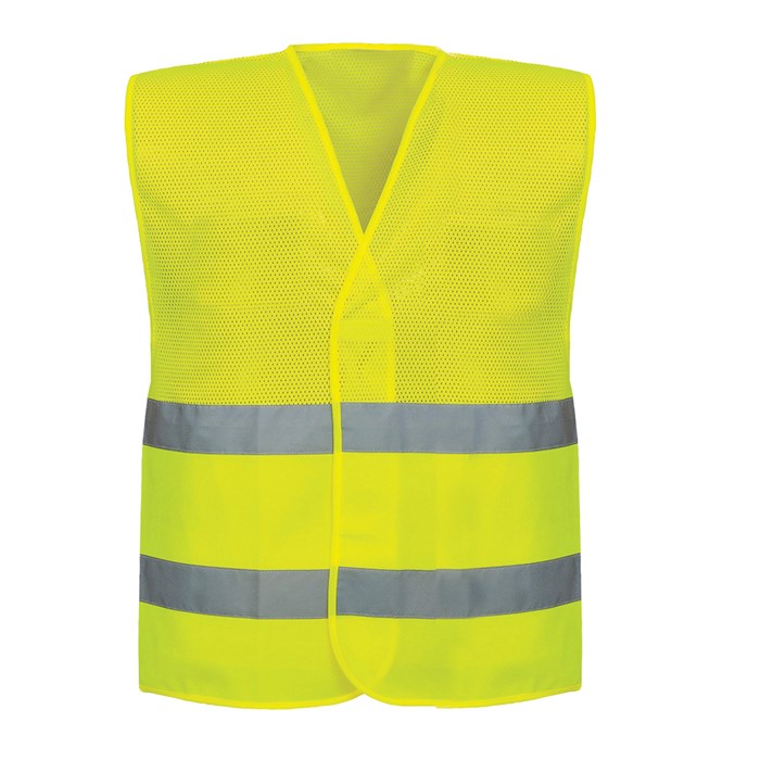 Fluor. signalni prsluk KANES MESH 120 g/m2 žuti Lacuna