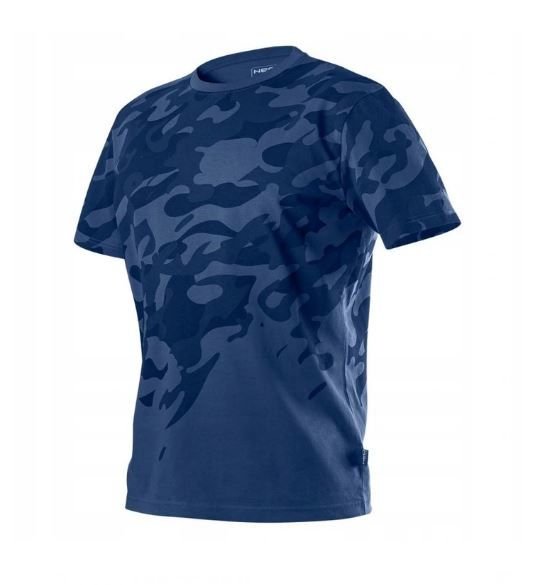 Majica krat. rukava CAMO Navy vel.L 180g/m2 maskirno plava Neo