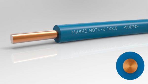 Provodnik žica H07V-U 1x1.5 plava Miviko