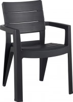 Baštenska stolica Ibiza 61x65x83cm boja grafit 048 Allibert