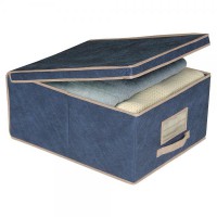 Kutija za odl.odeće BLUE 50x40x25cm plava Ordinett