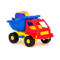 Dečija igračka kamion sa 18 kockica za slaganje Polesie