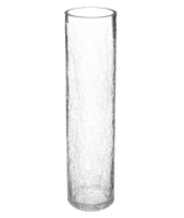 Vaza Craq 10x40cm transparentna Atmosphera