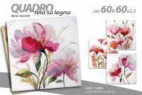 Slika za zid 60x60cm cvetni dezen sort Gicos