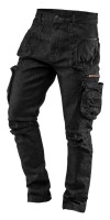 Radne pantalone sa džepovima Denim 410g/m2 vel. S/48 crne Neo