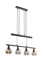 Plafonska svjetiljka-visilica Isla 4x4W E14 boja bronze