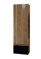 Ormarić za kupatilo-vertik. Taylan 30x100cm crni/boja drveta Denko