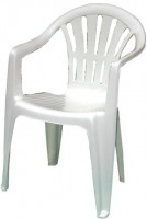 Baštenska stolica KONA bela