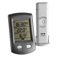 Termometar Ratio 113x68x29mm sivi TFA