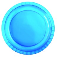 Plitki tanjir Trippy fi 25.5cm tirkizno plavi Gio Style