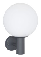 Spoljna zidna svetiljka Ossy LED E27 maks.15W antracit/bela Globo