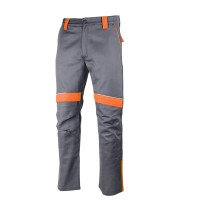 Radne pantalone GREENLAND vel. 52 260g/m2 sive/narandž. Lacuna