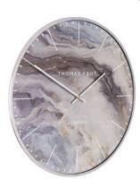 Zidni sat Oyster M fi 55cm ljubičasto-sivi/boja srebra Thomas Kent