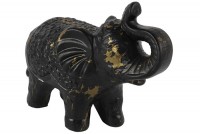 Dekor. figura-slon Novy L 26x11.5x20.5cm crni Countryfield