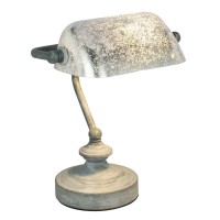 Stona lampa Antique 1x25W E14 19x16.5x24cm boja srebra
