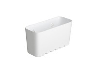 Zidna korpa za kupatilo Standard pvc bela Tatay