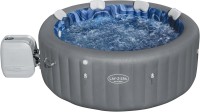 Masažni bazen Hydrojet Pro Santorini Lay-Z-Spa fi 216x80cm sivi Bestway