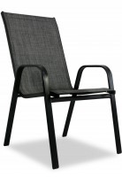 Baštenska stolica 54x72x96cm siva Garden line