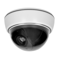 Lažna CCTV kamera sa IR diodom fi 125x90mm siva/bela Virone